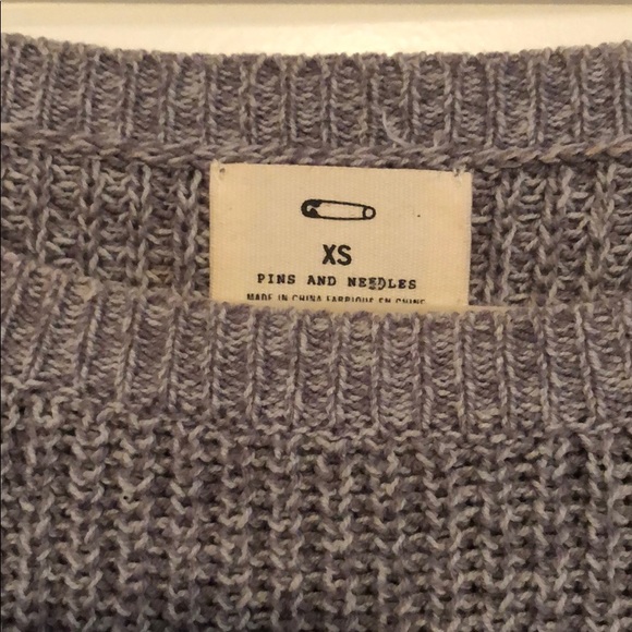 Grey lace trim sweater - Picture 4 of 4